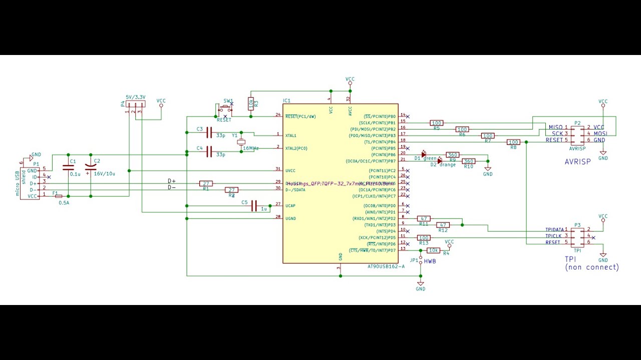 Compiling LUFA AVRISP- MKII Clone Programmer Project with Windows 10