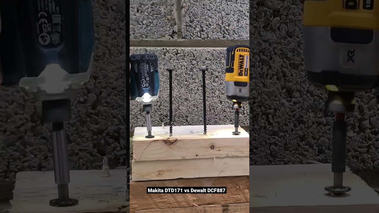 Makita DTD171  vs Dewalt DCF887