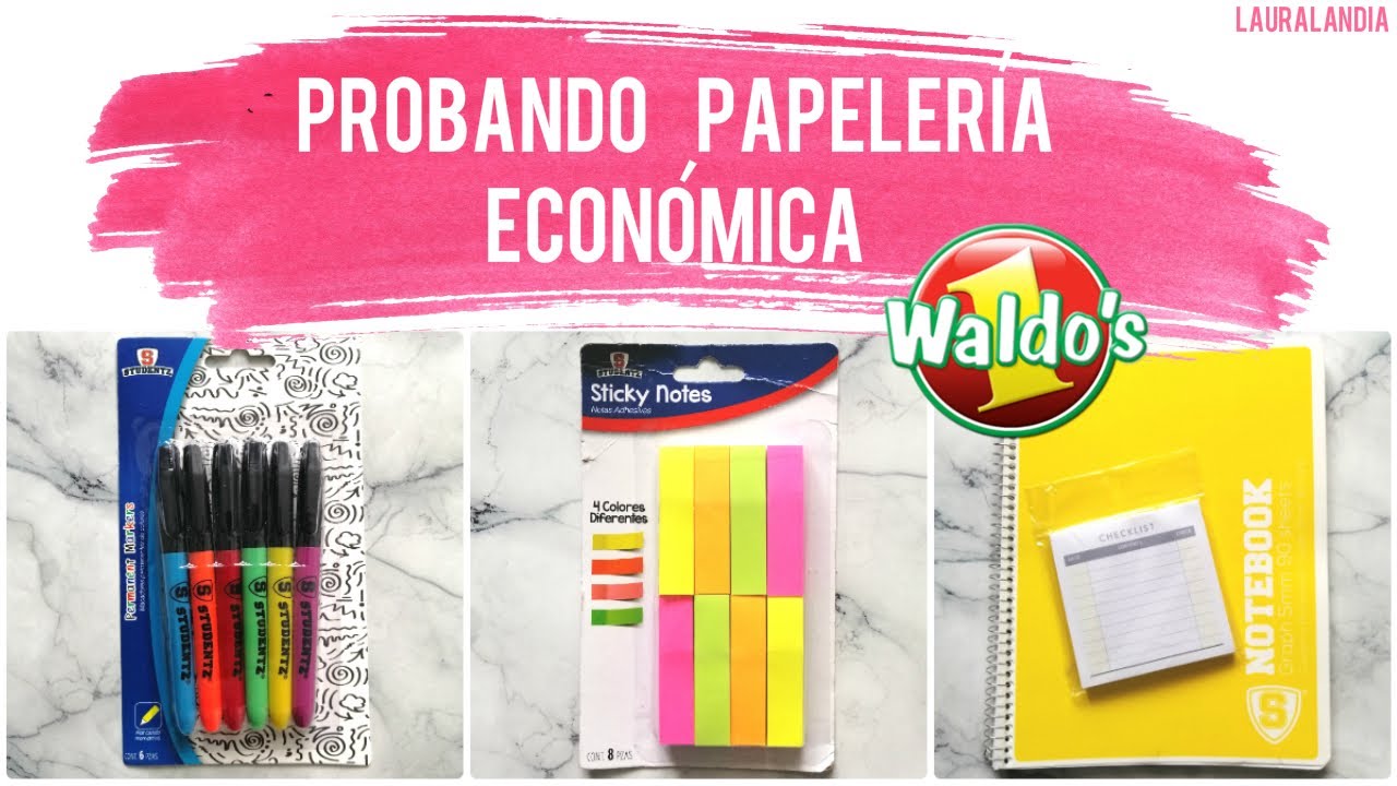 WALDO'S | PROBANDO PAPELERIA