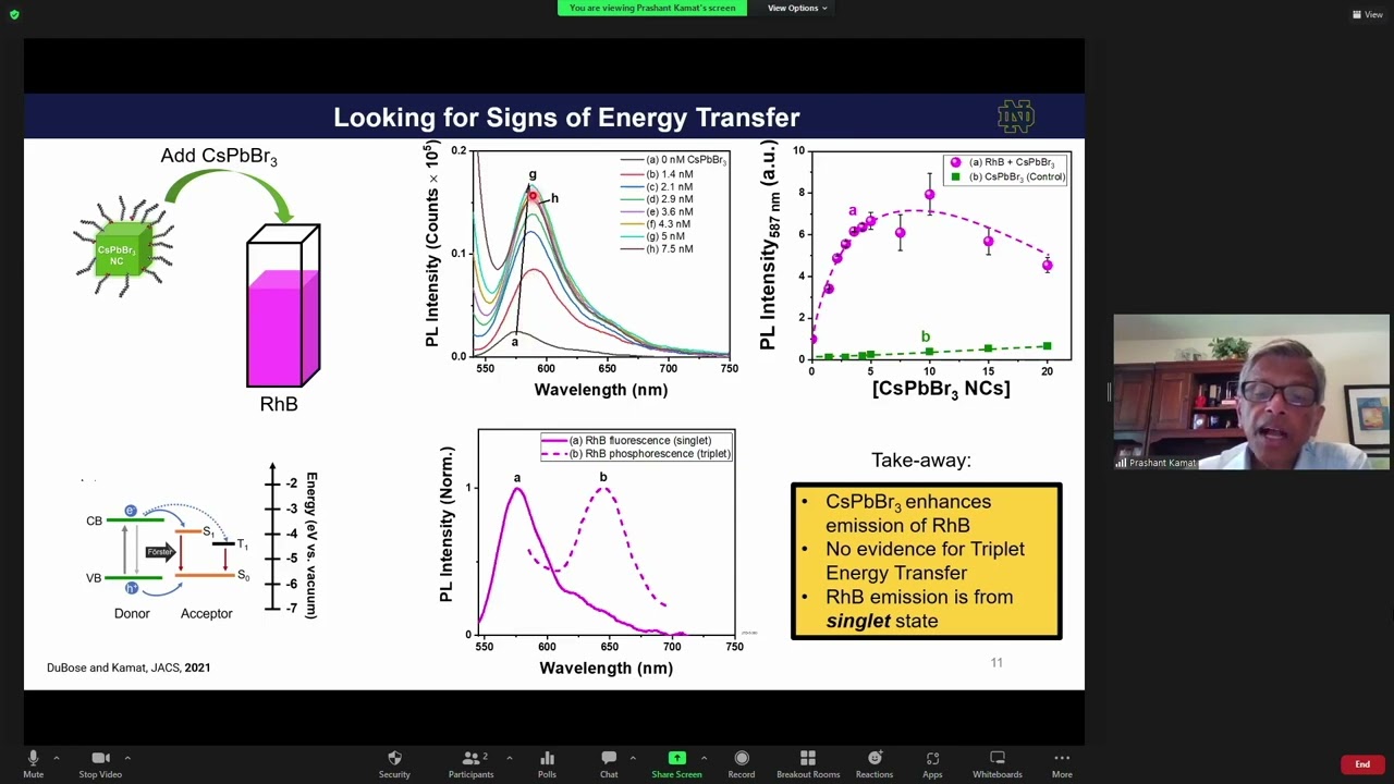 LMPV symposium 2022 - Prashant Kamat, University of Notre Dame, Indiana