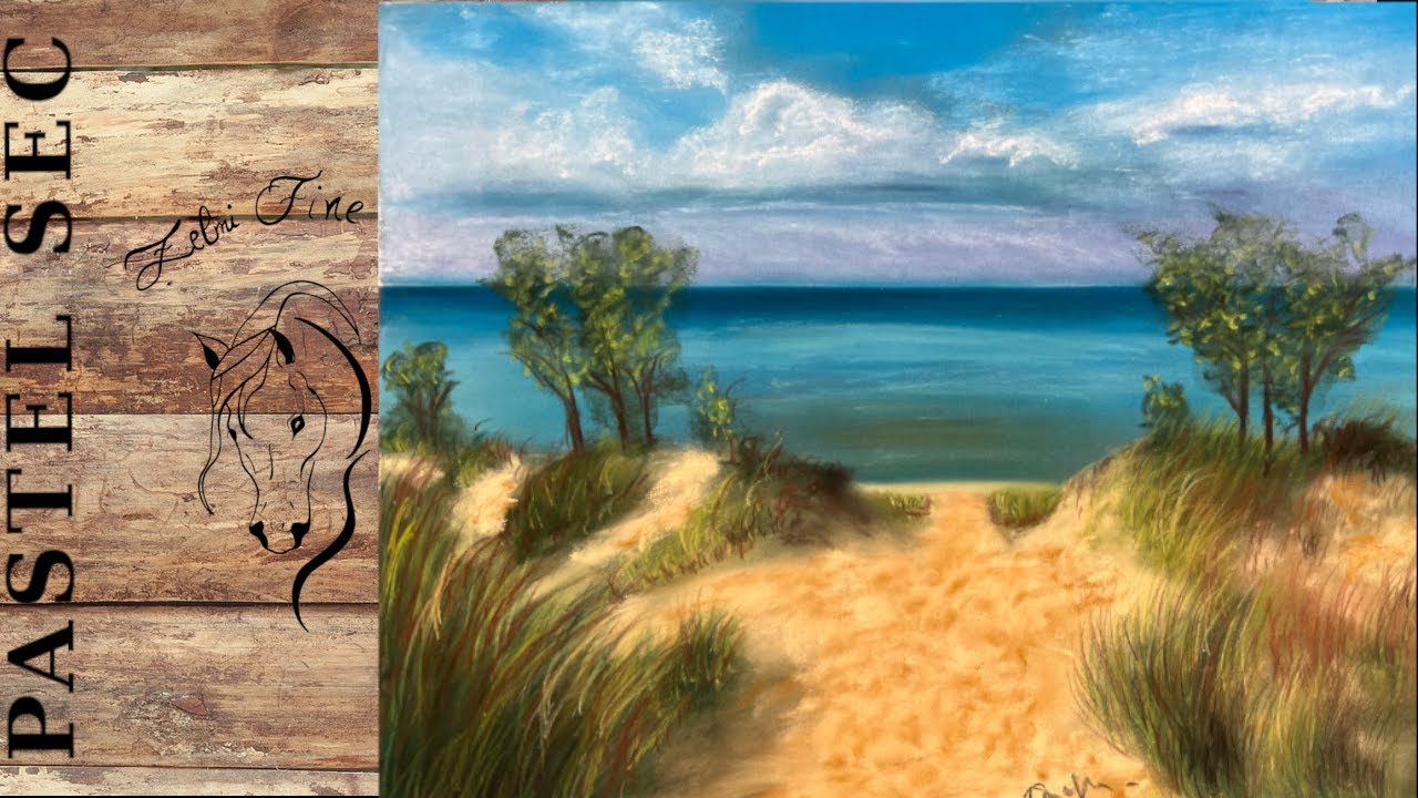 Comment Réaliser facilement une plage de sable au pastel sec
