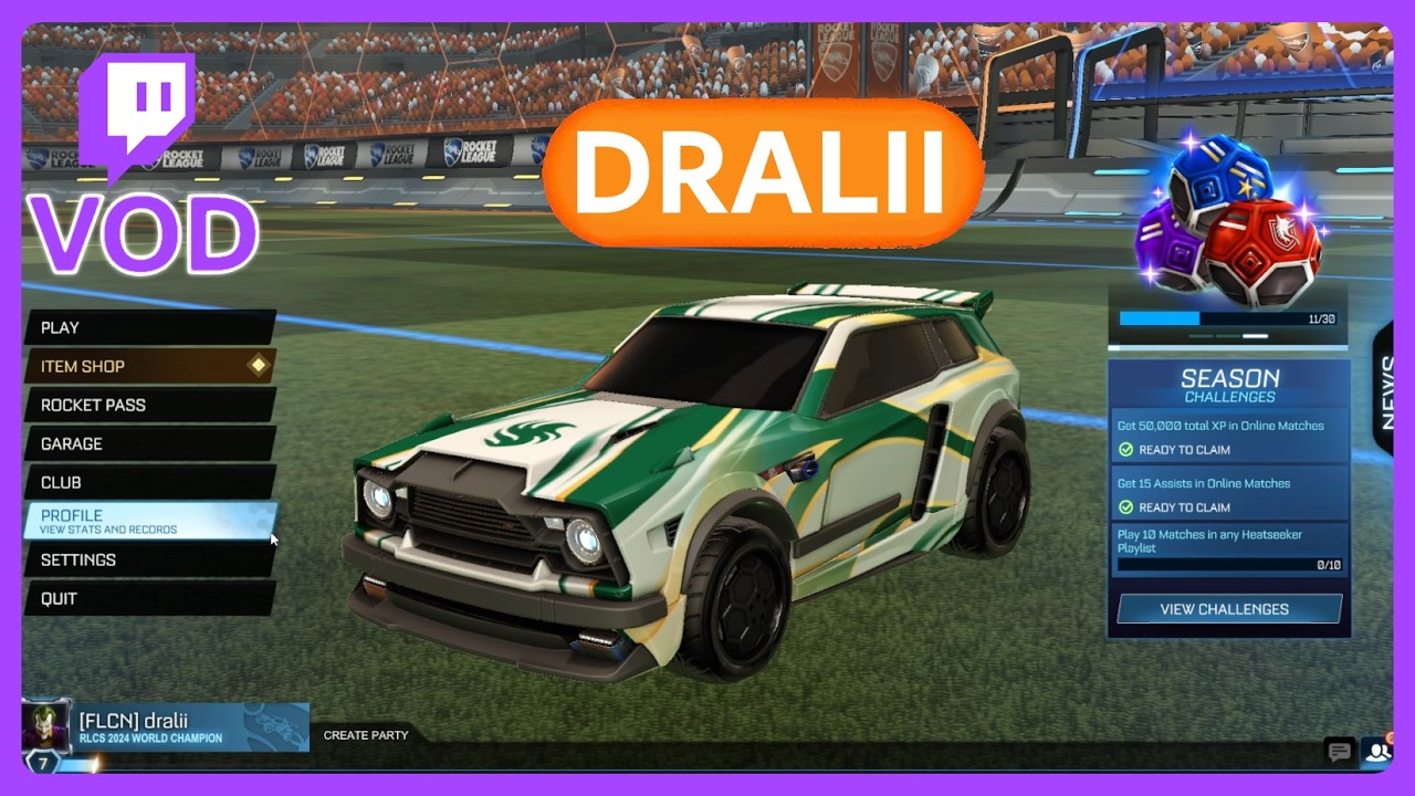 dralii twitch vod 14/03/2026 | Pro RL VODS
