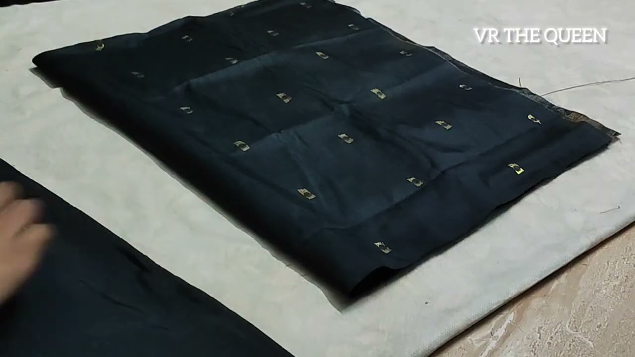 Making video of designer blouse 