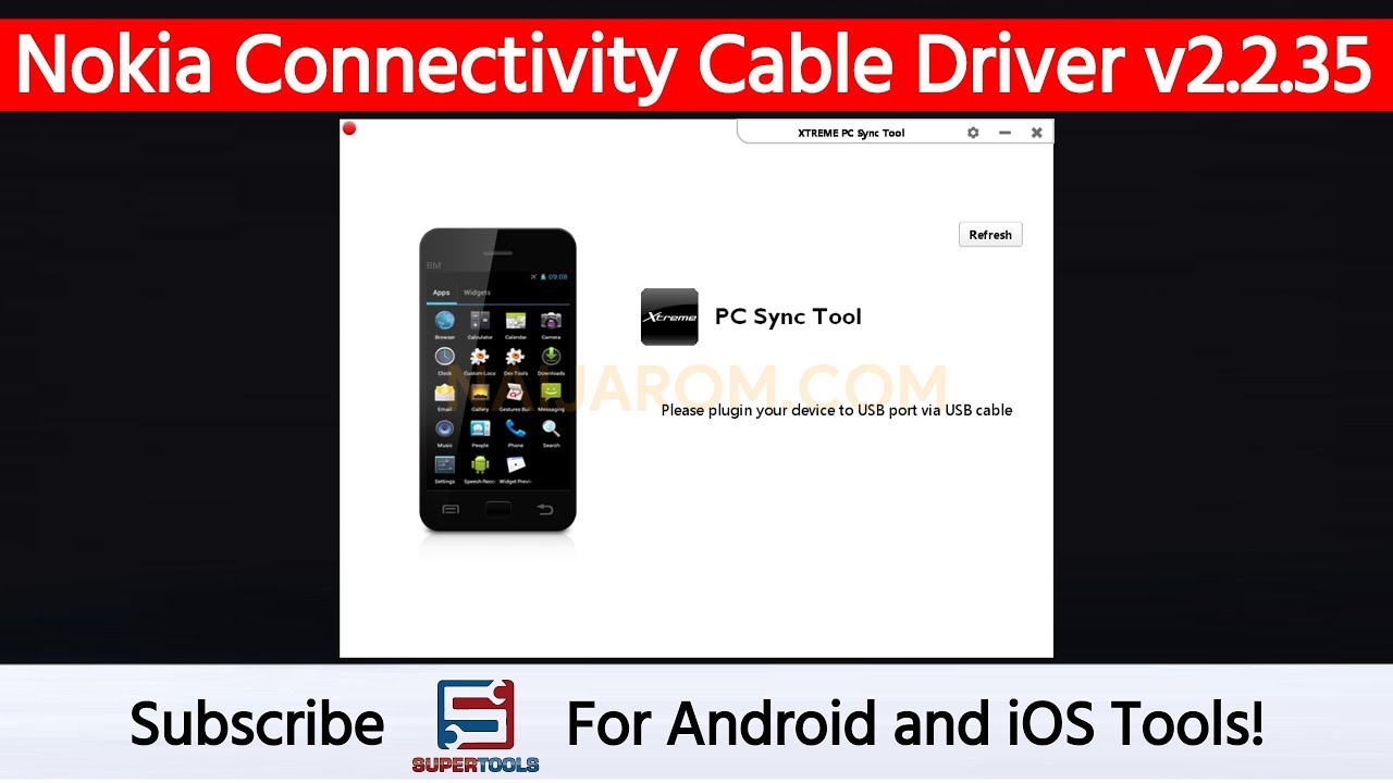 Nokia Connectivity Cable Driver v2.2.35 - Free Nokia USB Driver | Super Tools