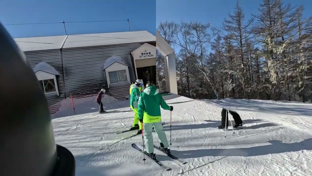 2026/01/21 (水) 白樺高原国際スキー場 晴天率が上がる？お友達とサラブレッド上部も滑る