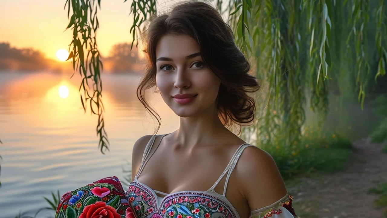 Час рікою пливе | Українська народна пісня / Ukrainian Folk | AI Version
