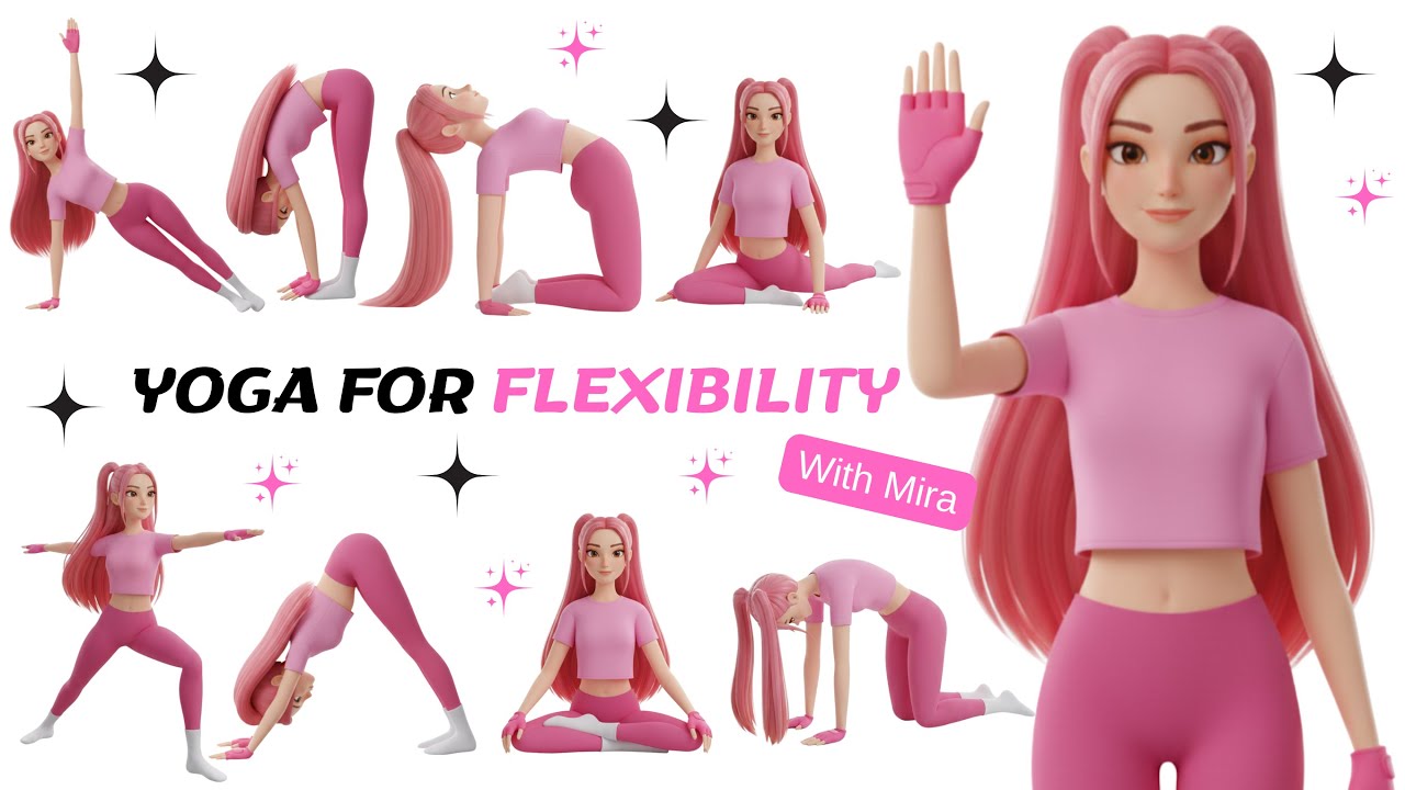 Yoga for Flexibility With Mira | Yoga for Children | Yoga With Bella | K-pop Demon Hunters Yoga