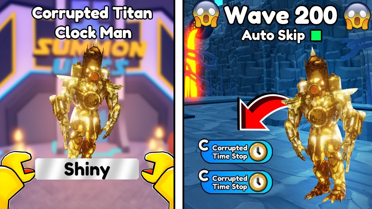 New ✨Shiny Corrupted Titan Clockman😱☠️