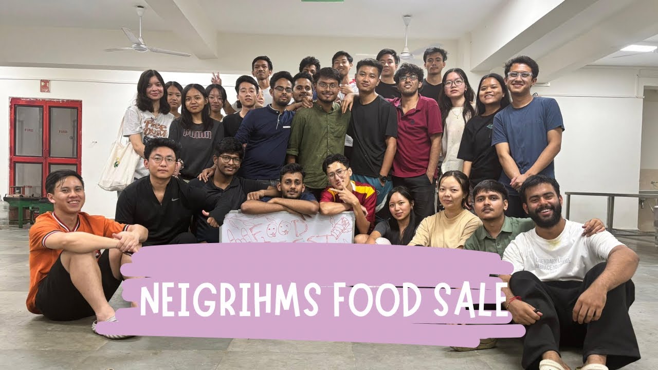College fest food sale NEIGRIHMS  