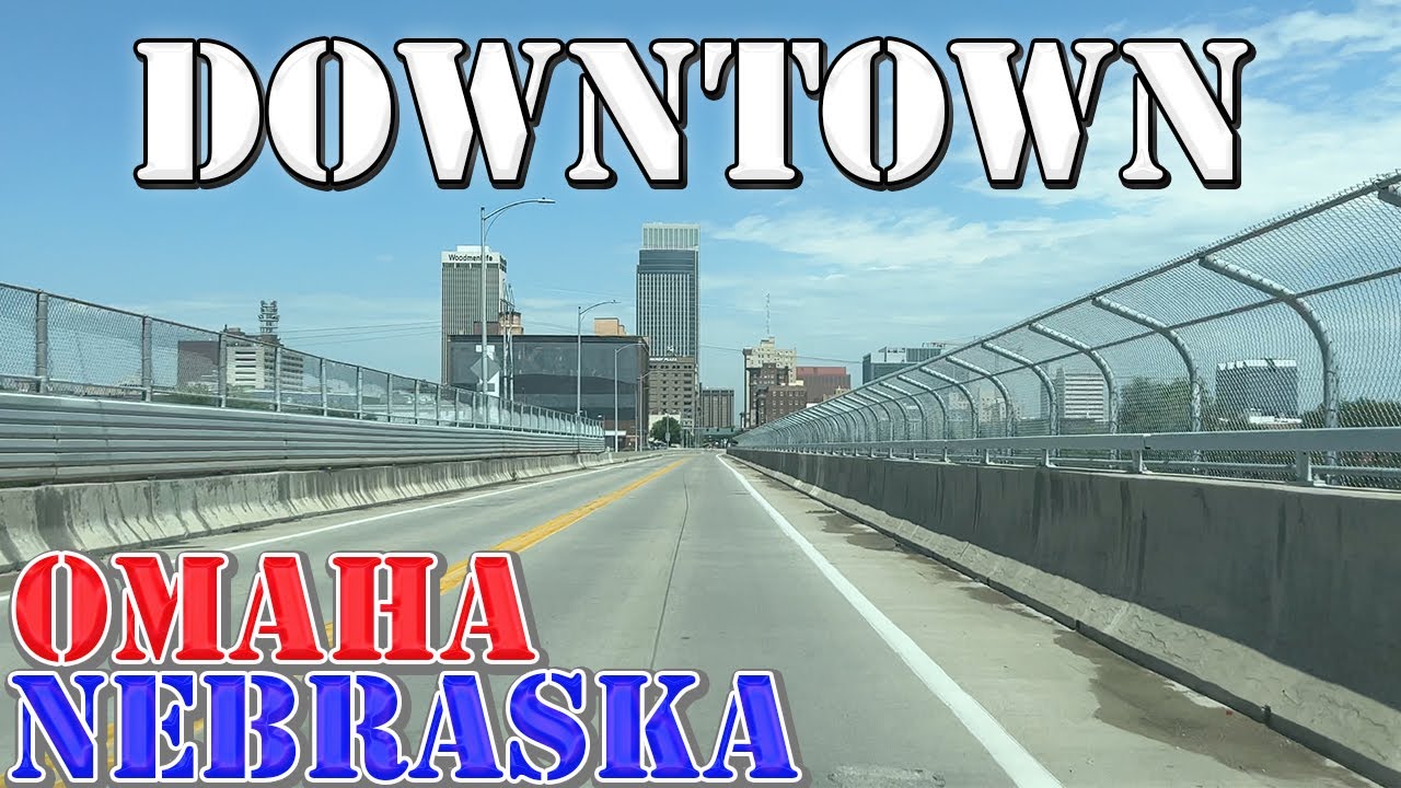 Omaha - Nebraska - 4K Downtown Drive