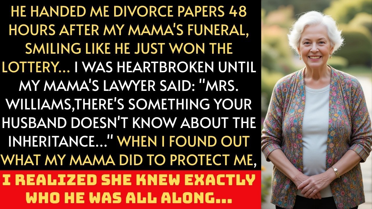 My husband filed for divorce right after I inherited my mom’s fortune—he thought he hit the jackpot