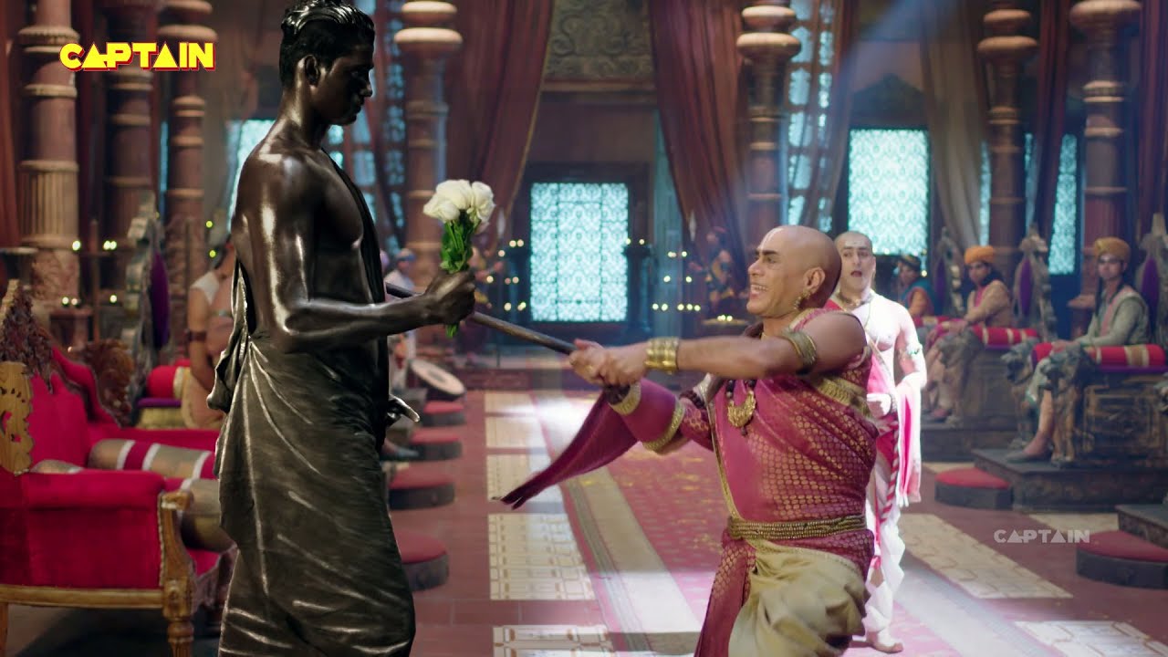 तथाचार्य ने किया अपनी छड़ी से जब पुतले पर प्रहार - तेनाली रामा - Tenali Rama-317-321