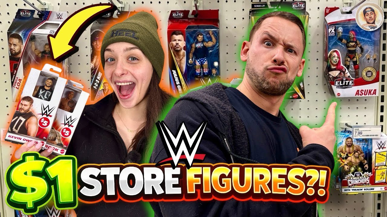 Поиск фигурок WWE в магазине «Всё по доллару»?! 🤨