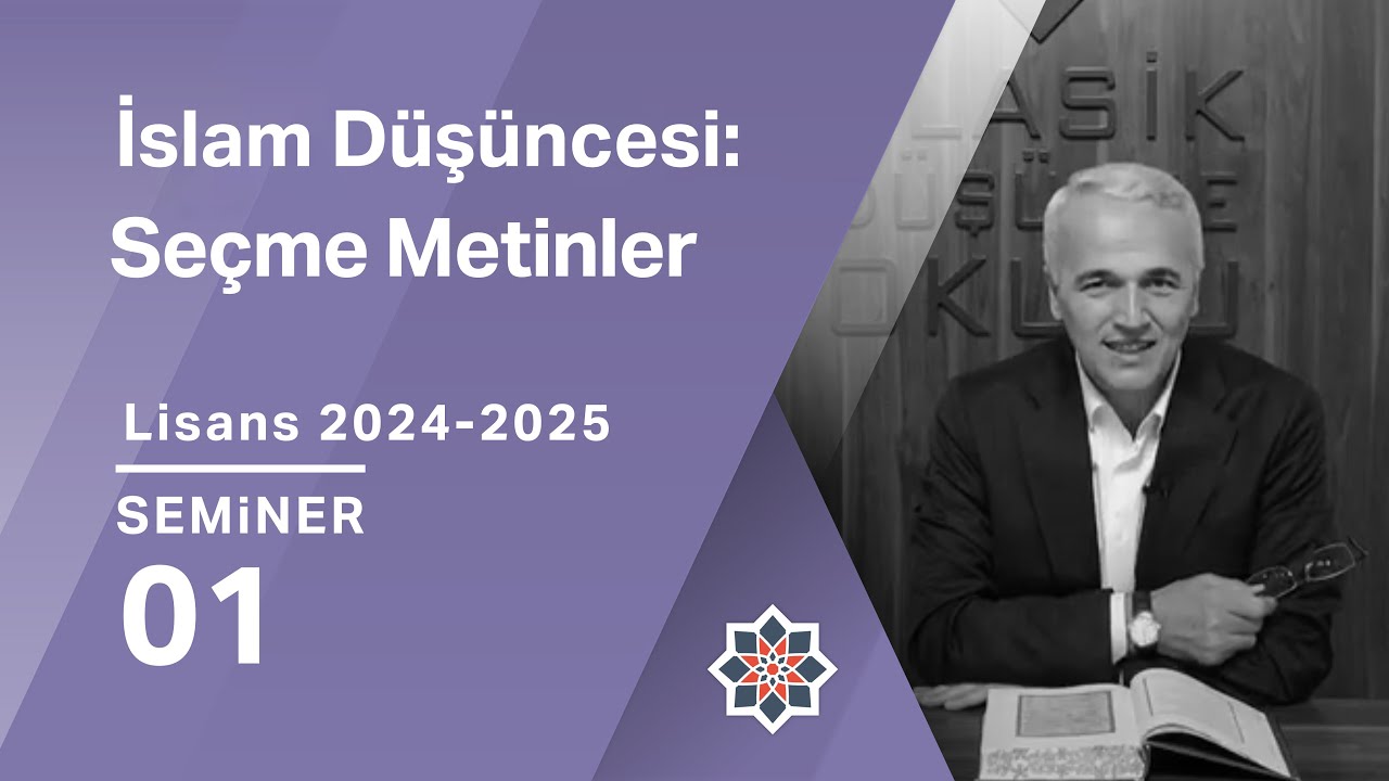 Ekrem Demirli, 2024-2025 Lisans Programı: Hasan-ı Basrî, Kader Risalesi 1.Seminer