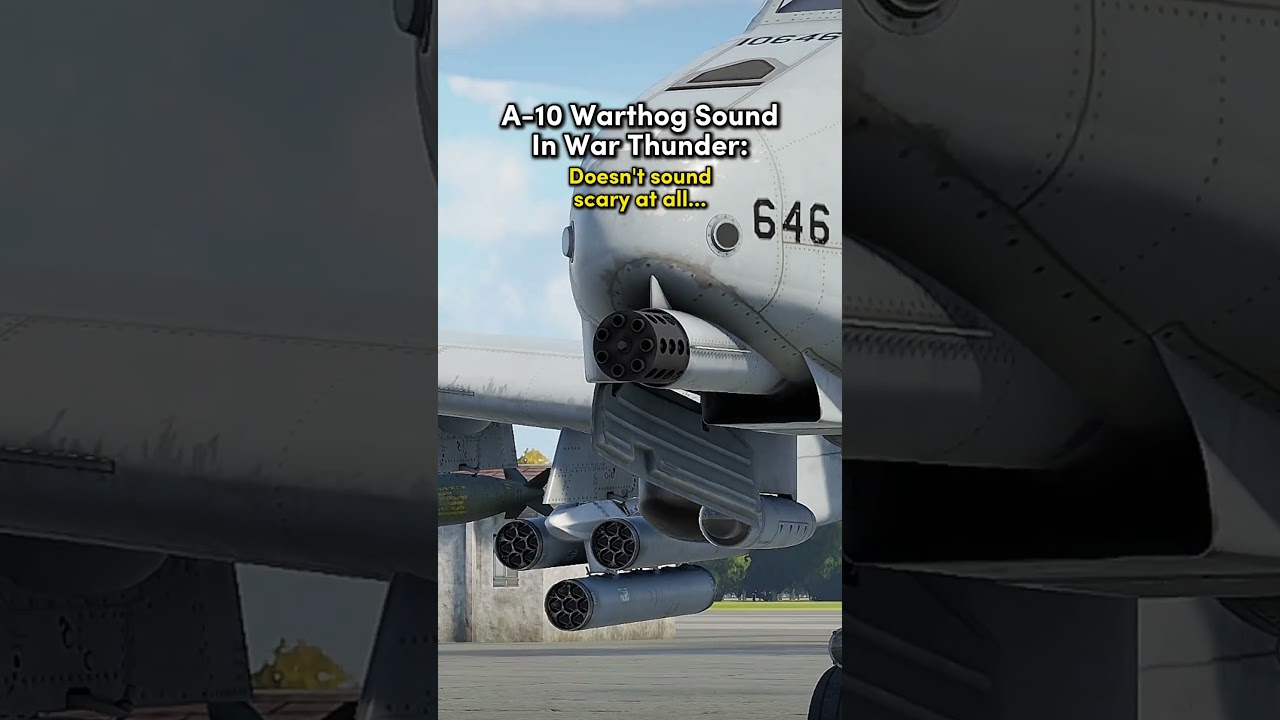 War Thunder&rsquo;s A-10 Warthog vs Real Life&rsquo;s A-10&hellip; ☠️