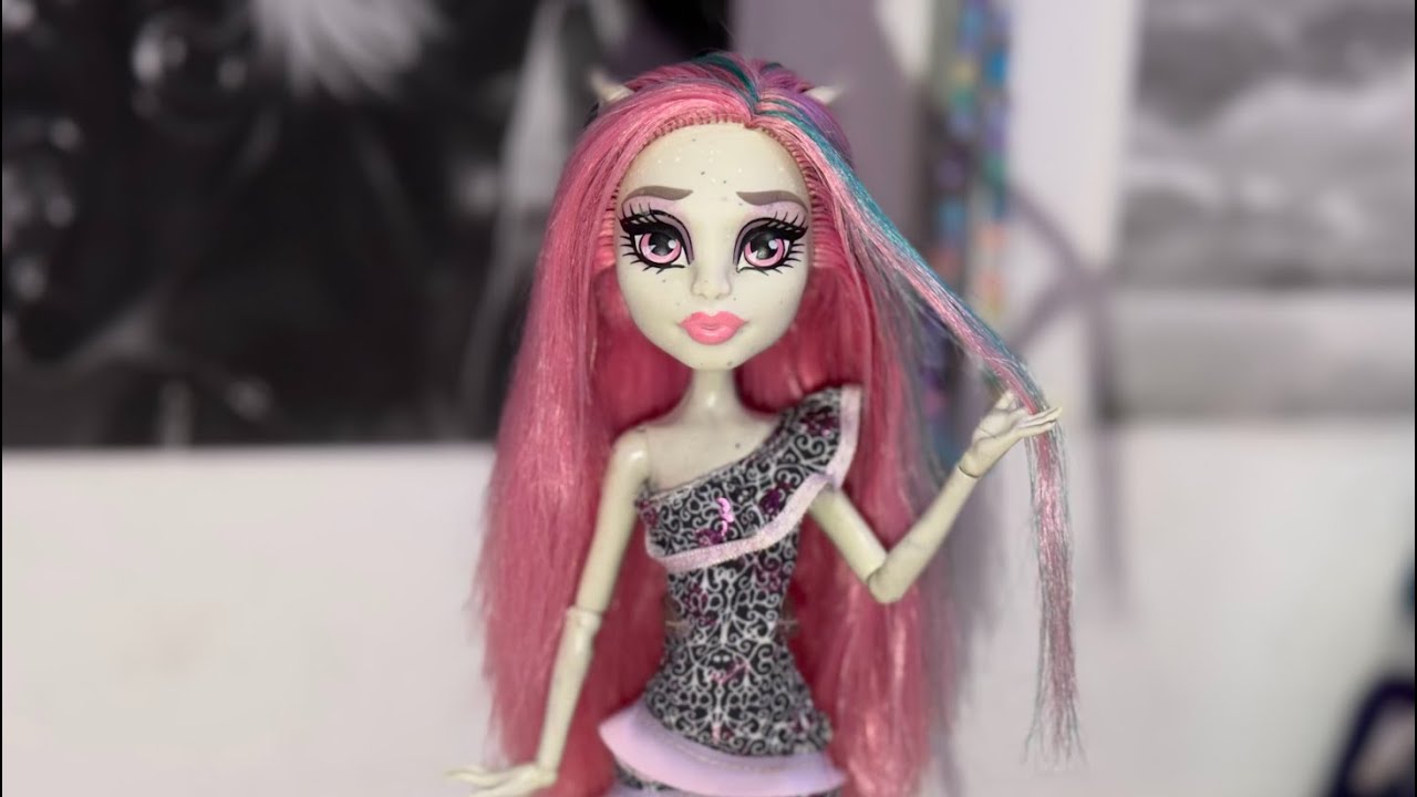 Monster High Rochelle Goyle Unboxing & Full Restyling | Doll Wash, Boil Wash & Hair Fix