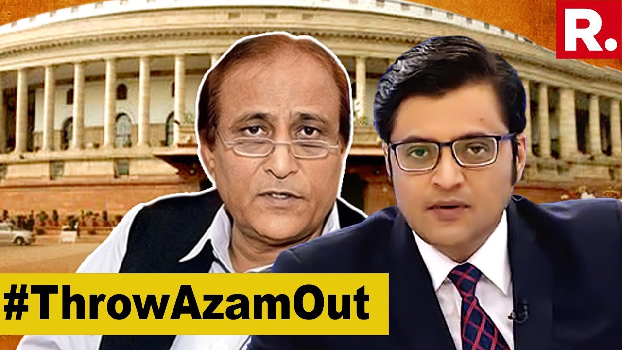 Azam Khan Makes Filthy Remark On Lok Sabha Chair Rama Devi | The Debate With Arnab Goswami
