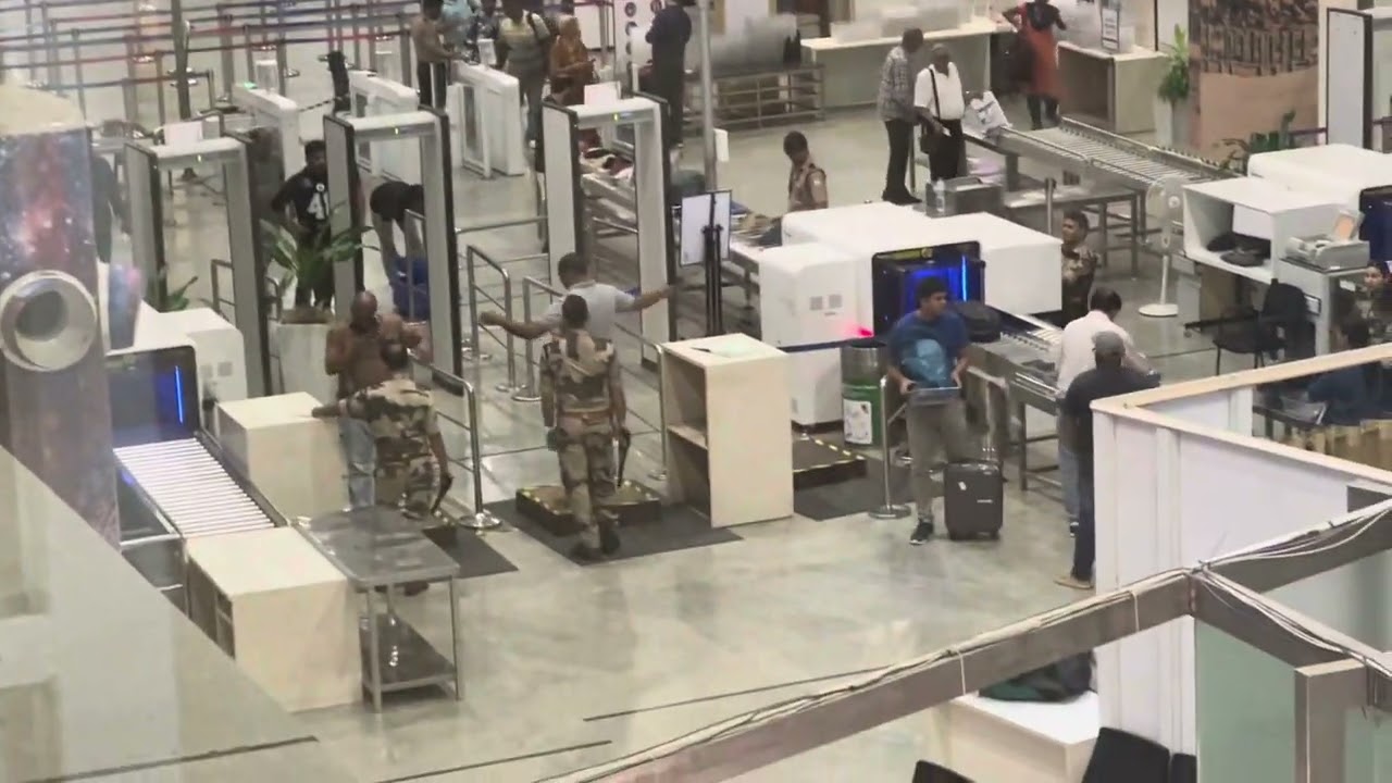 Mangalore Airport inside view 