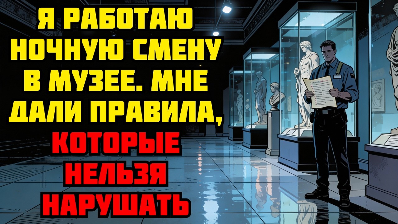Я работаю ночную смену в музее. Мне дали правила, которые нельзя нарушать