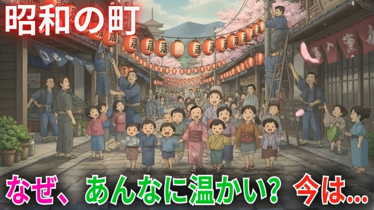 なぜ昭和の夕方は、見知らぬはずの人まで優しかったのか？今の静けさに足りないもの。
