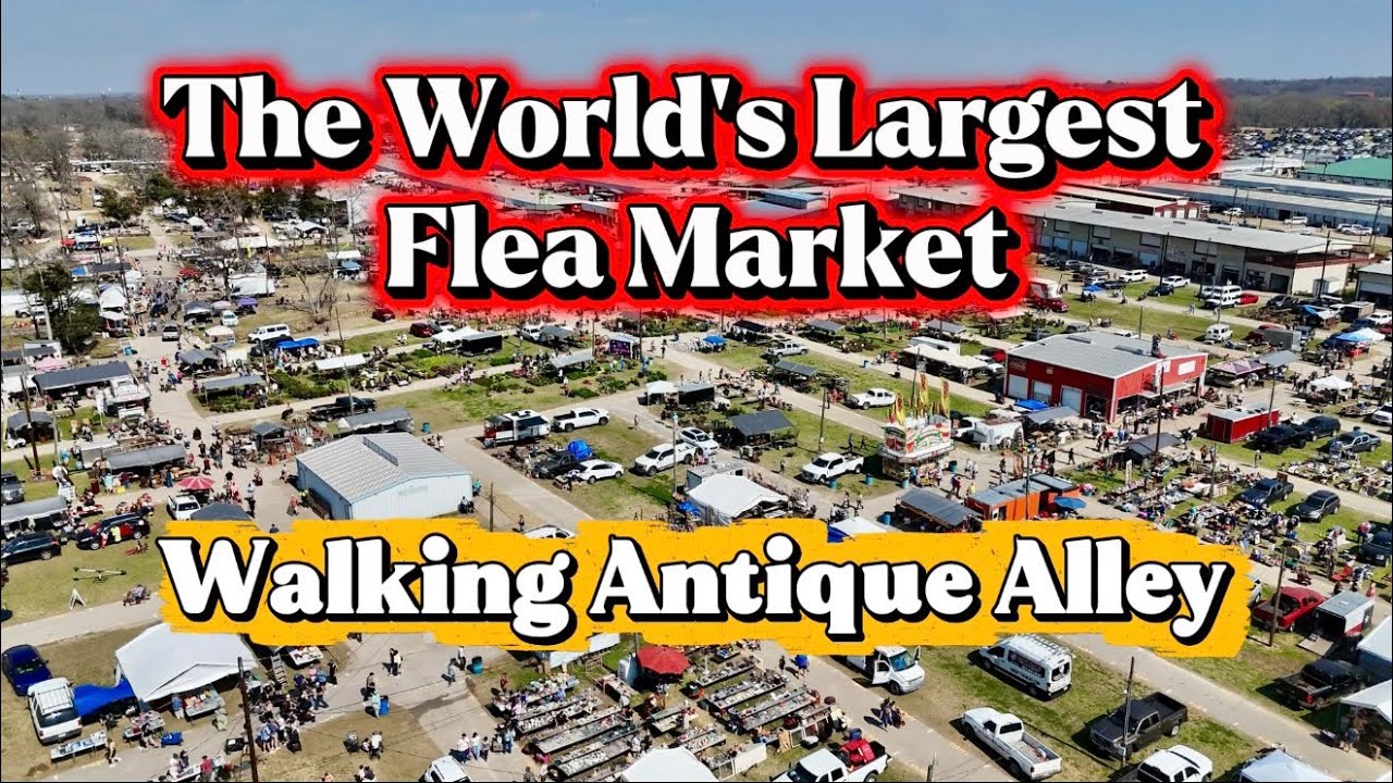 Walking Antique Alley at the World's Largest Flea Market