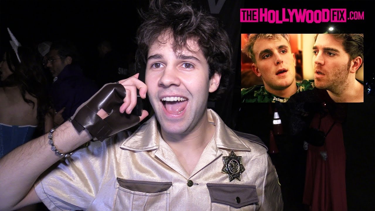 David Dobrik Calls Shane Dawson & Speaks On His Jake Paul Series At The Casamigos Halloween Party