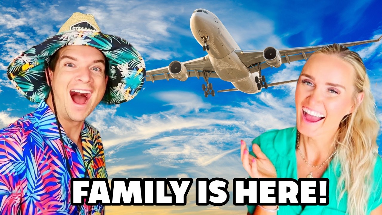 🥳 МЫ ТАК В ВОСТОРГЕ! ОНИ ЗДЕСЬ!! ✈️ СЕМЕЙНЫЕ ГОСТИ ЛЕТЯТ ЧЕРЕЗ СТРАНУ, ЧТОБЫ ПОСЕТИТЬ ФЛОРИДУ 🏝️