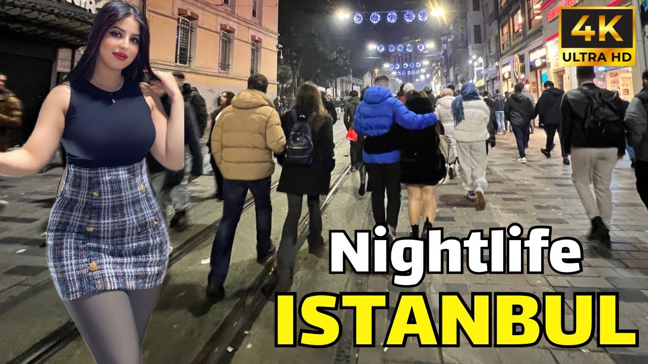 Istanbul istiklal street 4K Walk: Charming Streets, Cozy Cafes & Trendy Bars