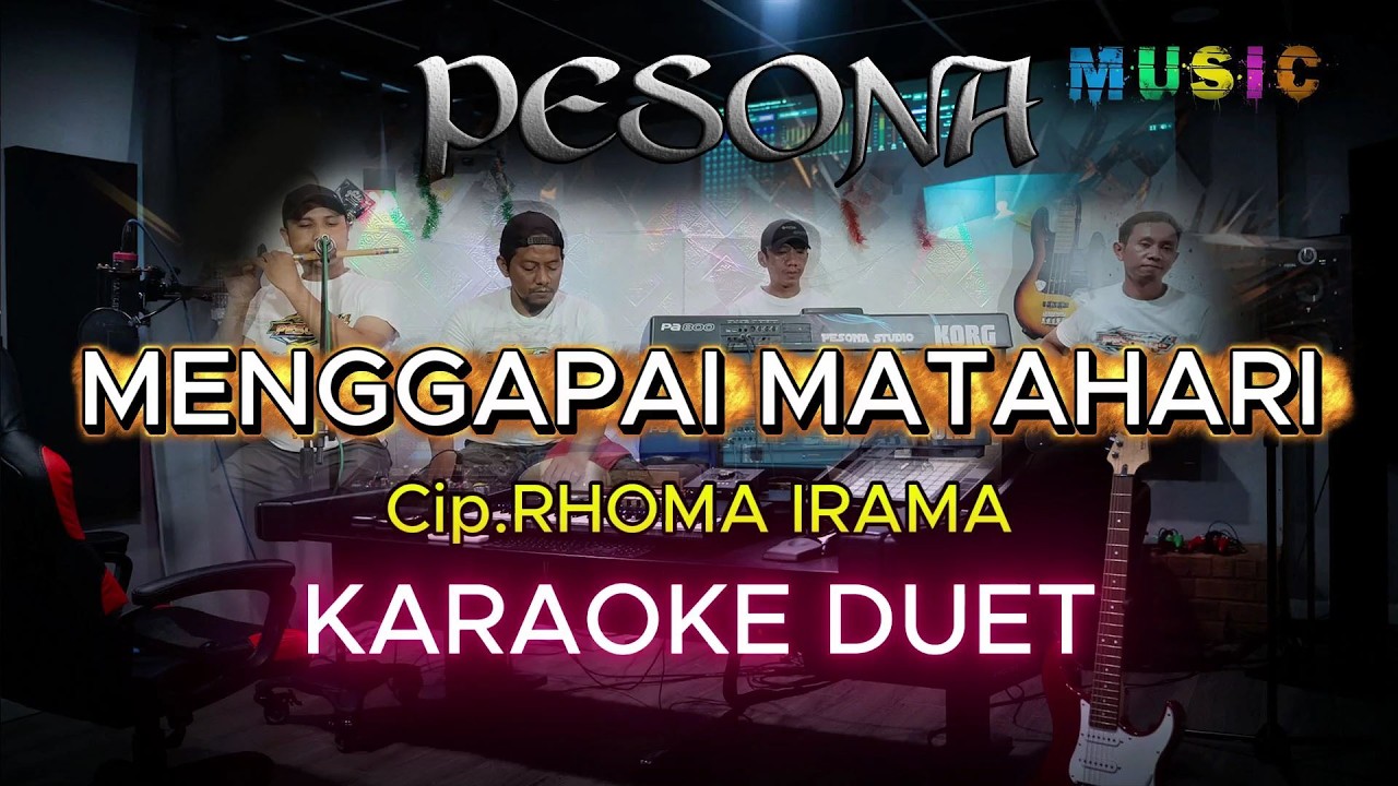 Menggapai Matahari.Rhoma Irama.Karaoke Duet #karaoke #karaokedangdut #nadacowok#pria#wanita