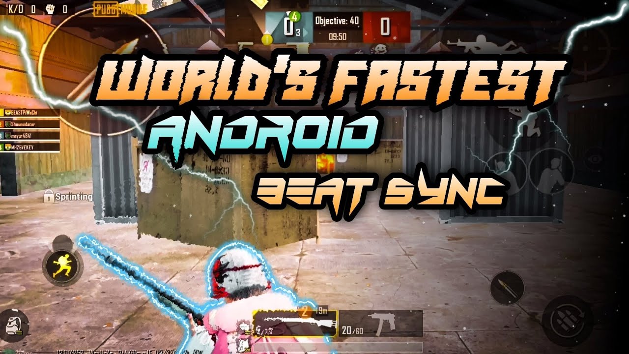 WORLD'S FASTEST BEAT SYNC MONTAGE | PUBG MOBILE MONTAGE BEST ANDROID EDIT MONTAGE | CAPTAIN BEAST