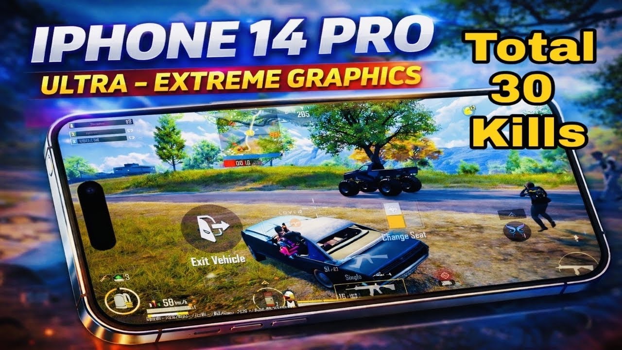 Bgmi test in 14 pro 😍 