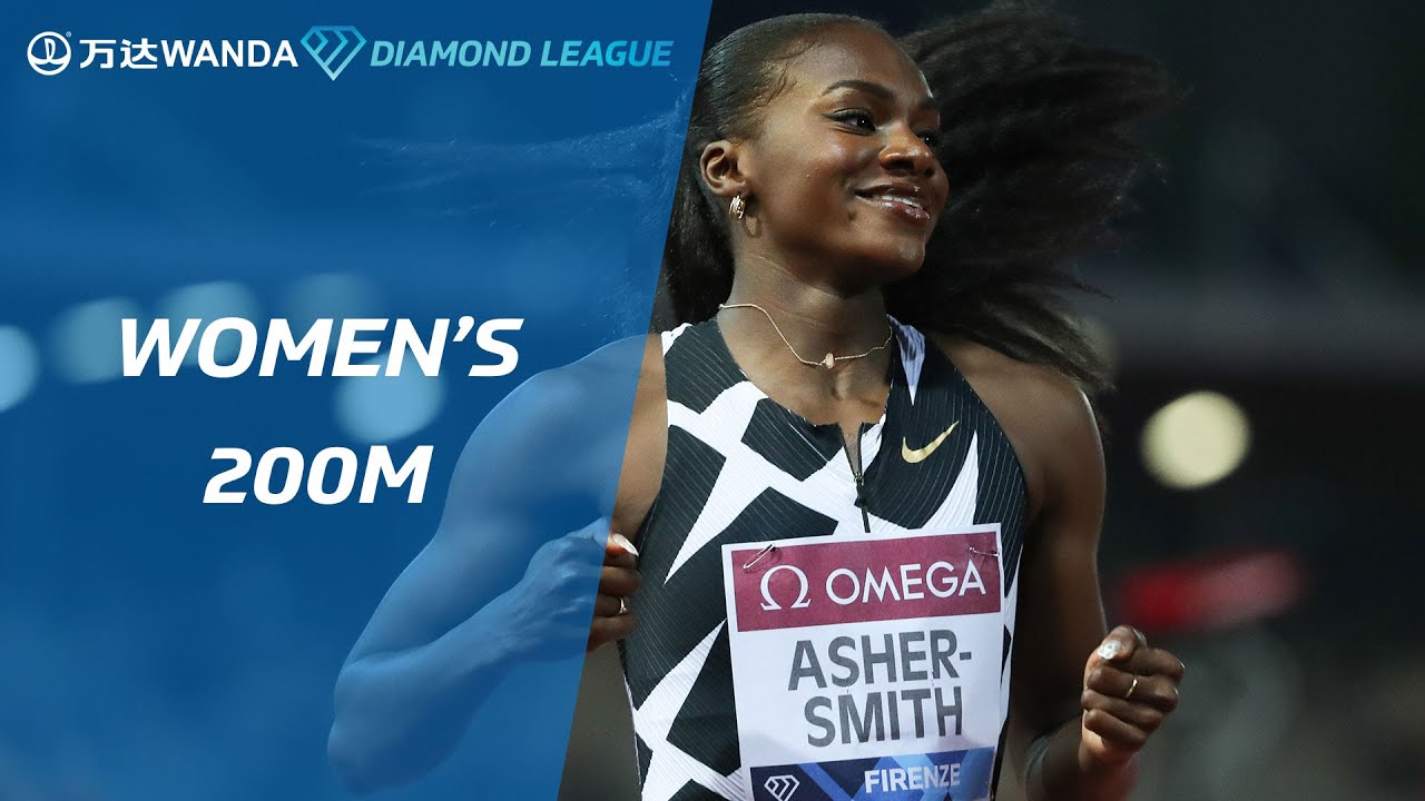 Dina Asher-Smith smashes meeting record in Florence 200m - Wanda Diamond League 2021
