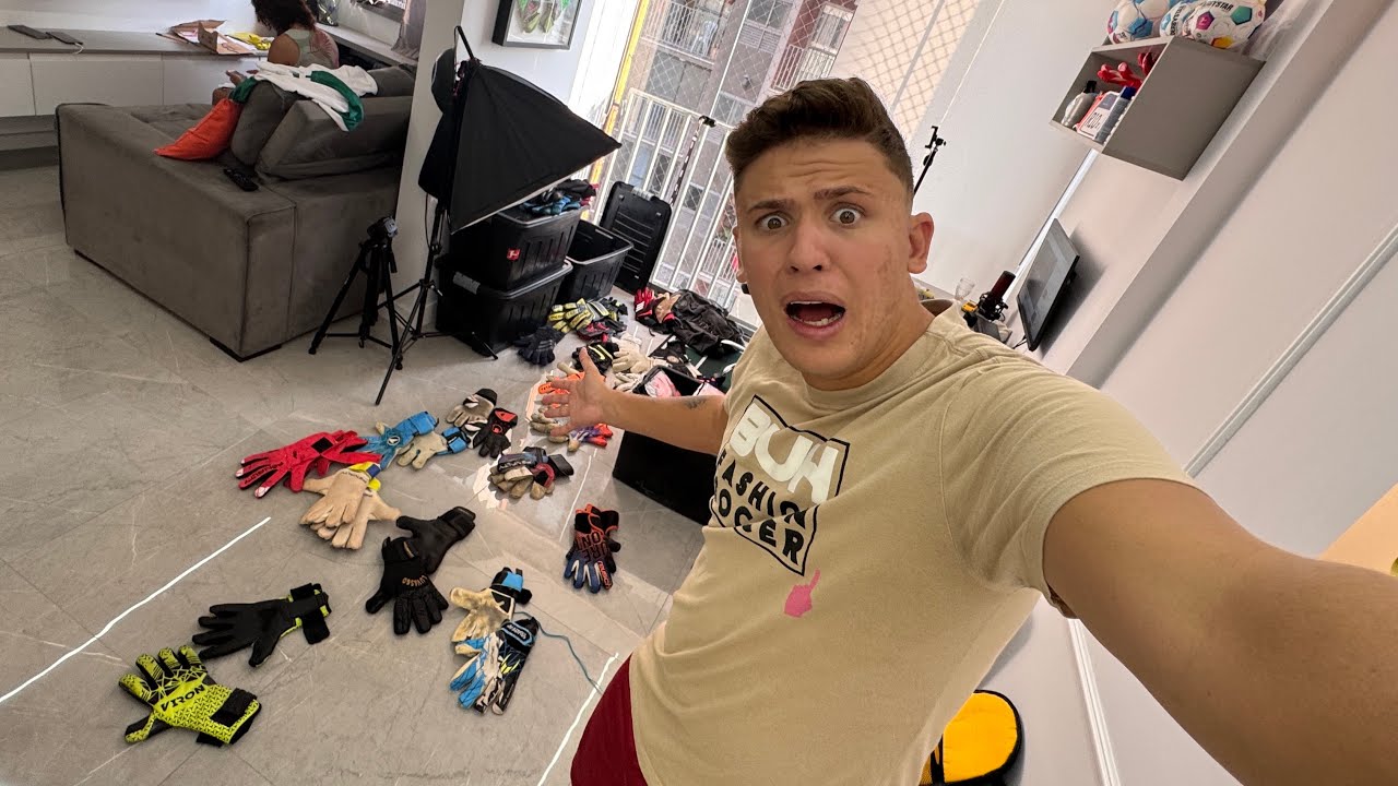 VOU DAR TODAS AS MINHA LUVA DE GOLEIRO!!!