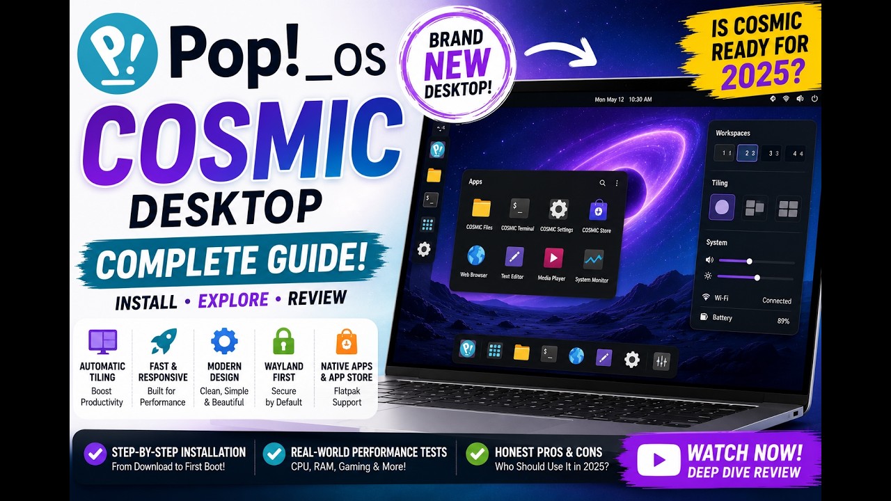 I Tried COSMIC &mdash; Is Pop!_OS Ready to Replace My Desktop?