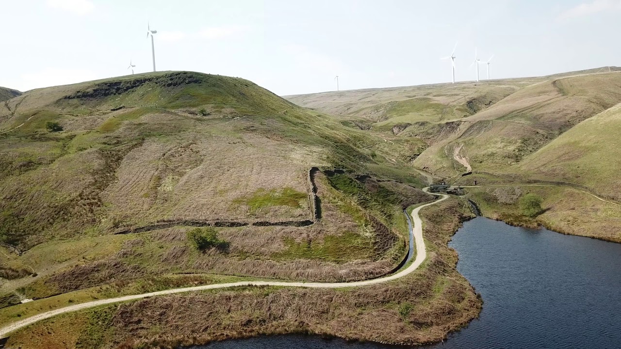 Scout Moor - Knowle Hill, Naden Reservoir, Wind Turbines