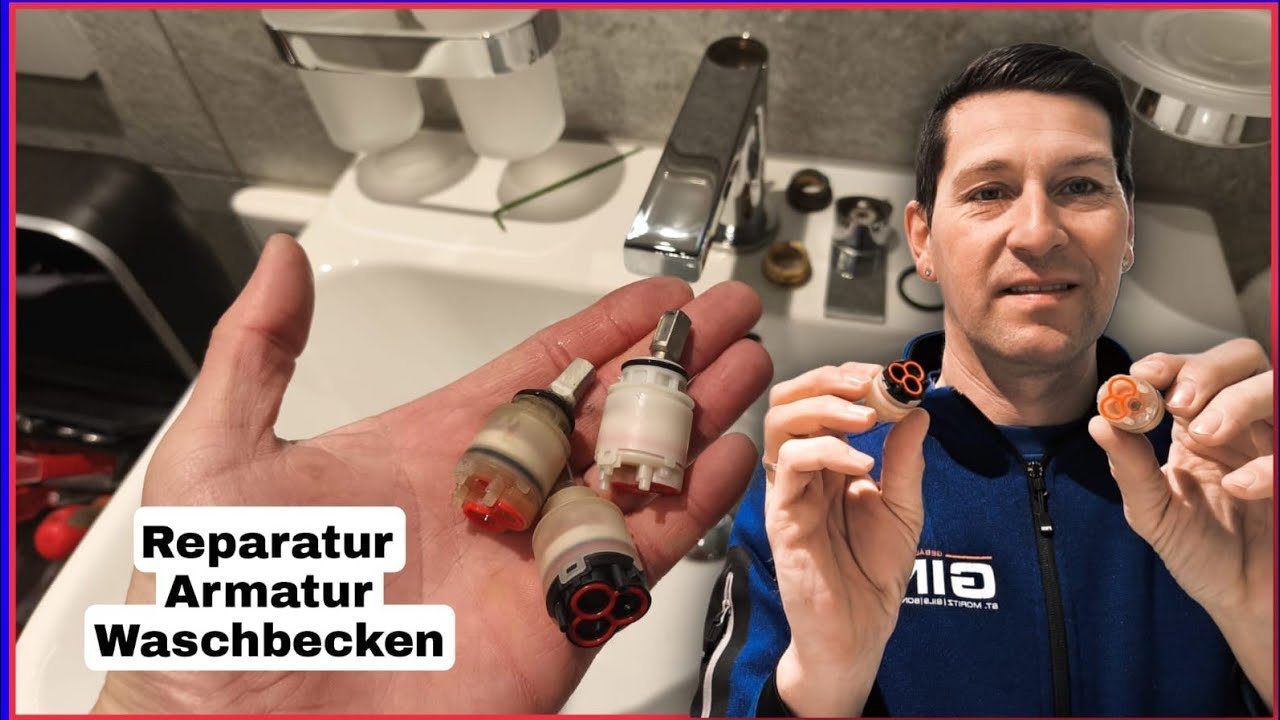 Armatur geht schwer?Kartusche wechseln#reparaturarmaturen
