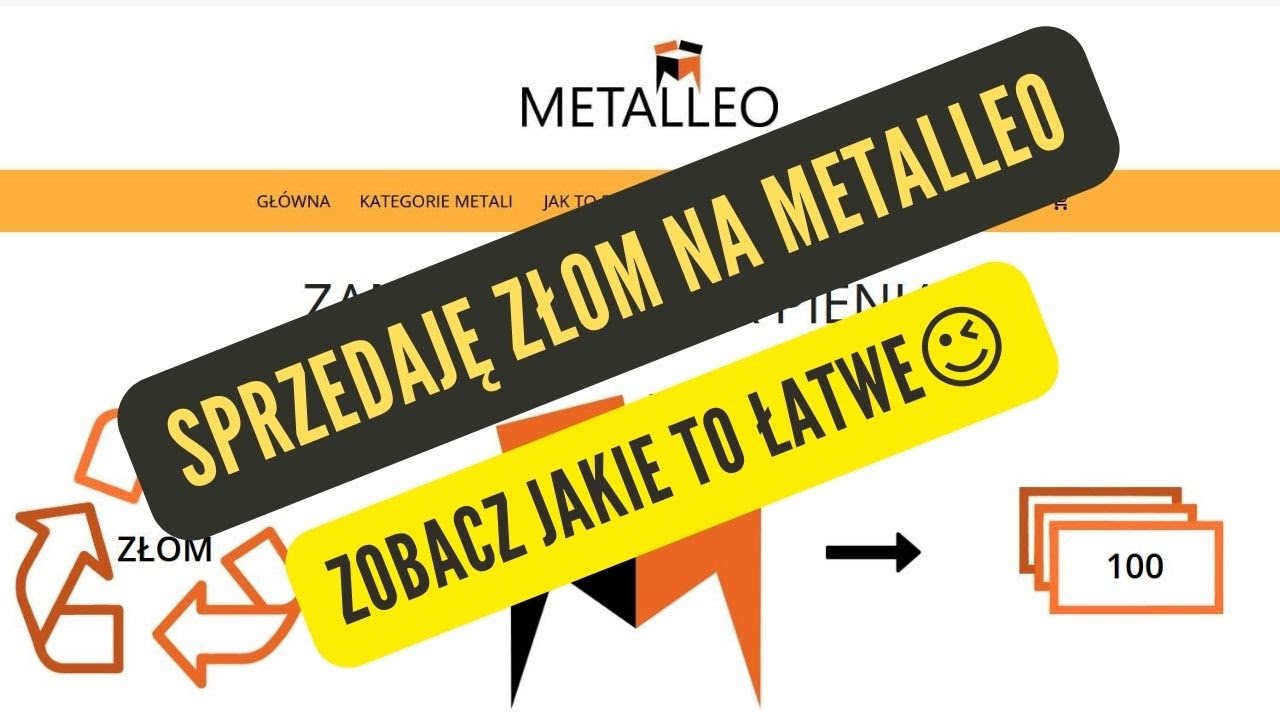 Sprzedaż złomu na Metalleo