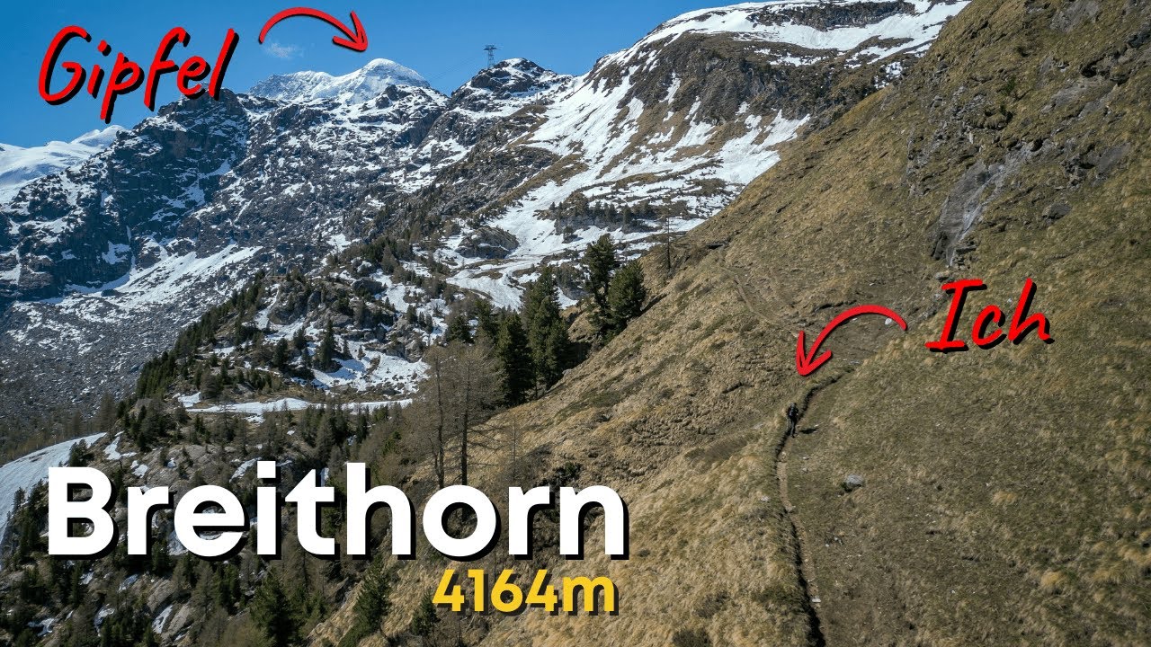 ALLEINE auf den EINFACHSTEN Viertausender der Schweiz?