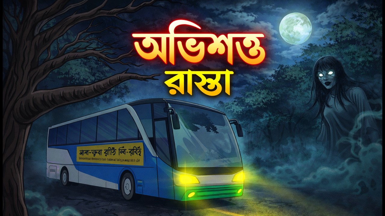 অভিশপ্ত রাস্তা | Obhisapto Rasta | Bhuter Cartoon | Bhuter Golpo | Bengali Horror Cartoon
