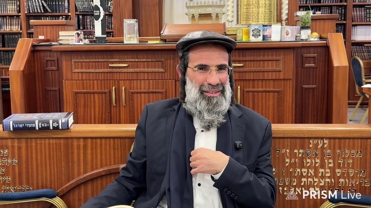 הרב חיים אלוש שליט״א בשיעור מחזק בישיבה הקדושה מתורת רבי יאשיהו פינטו שליט״א 👑✨