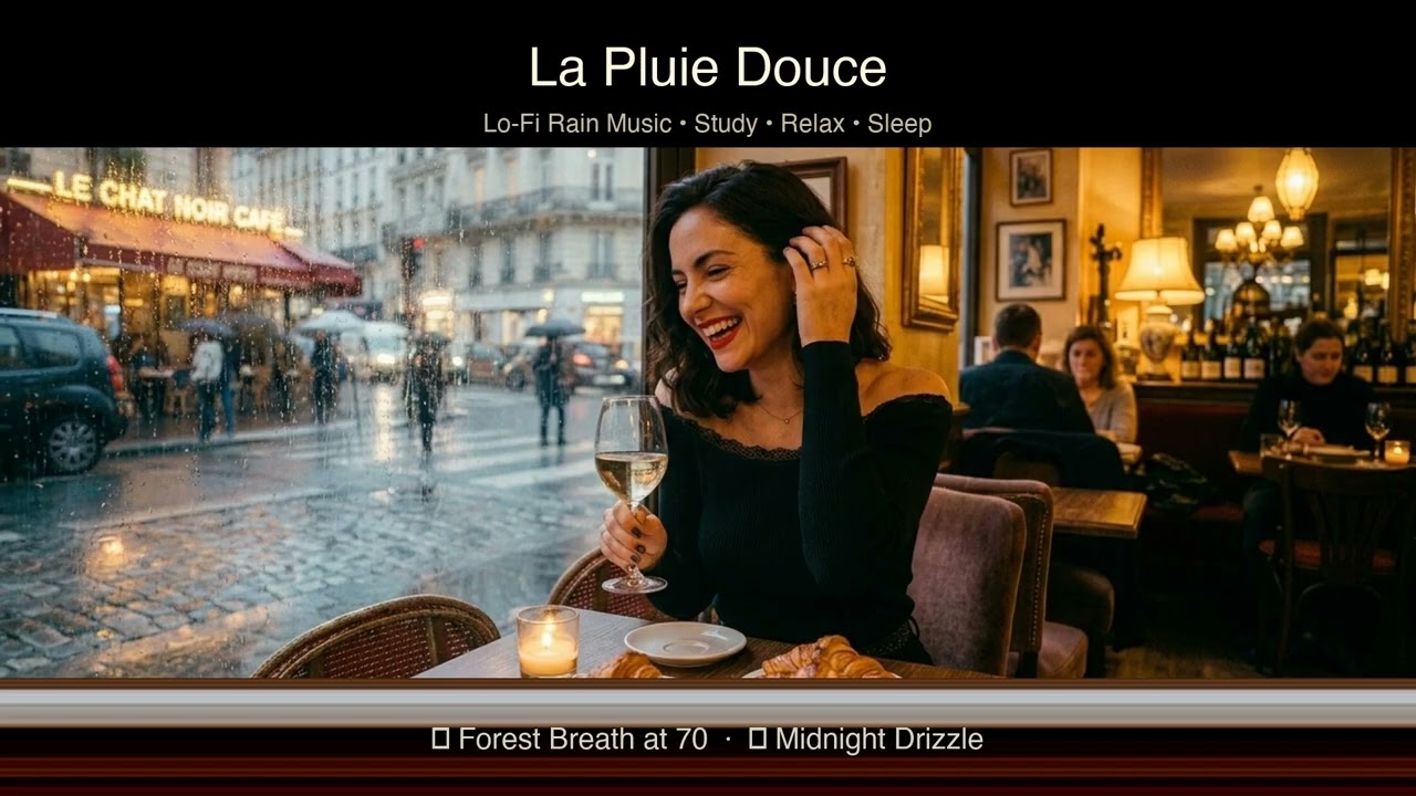 Rainy Day Lo-Fi 🌧️ | Chill Music to Study, Relax & Sleep | La Pluie Douc