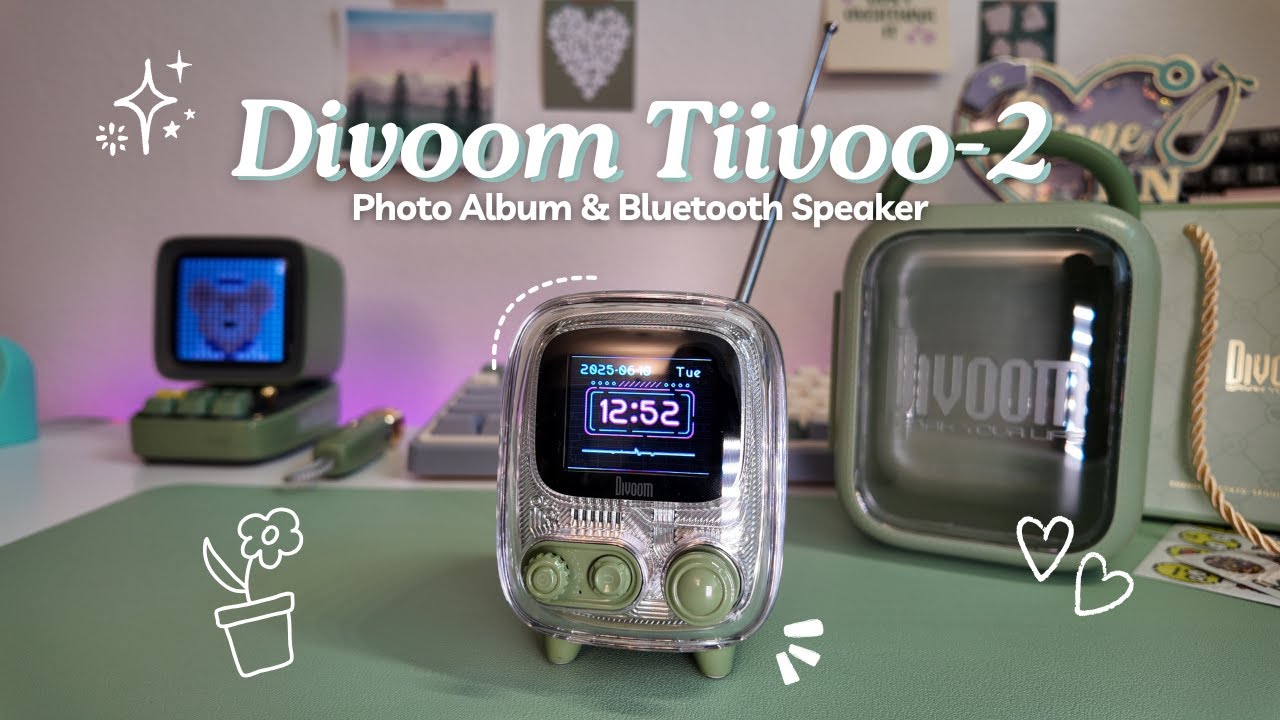 Divoom Tiivoo-2 🎧💗 | Photo Album & Bluetooth Speaker