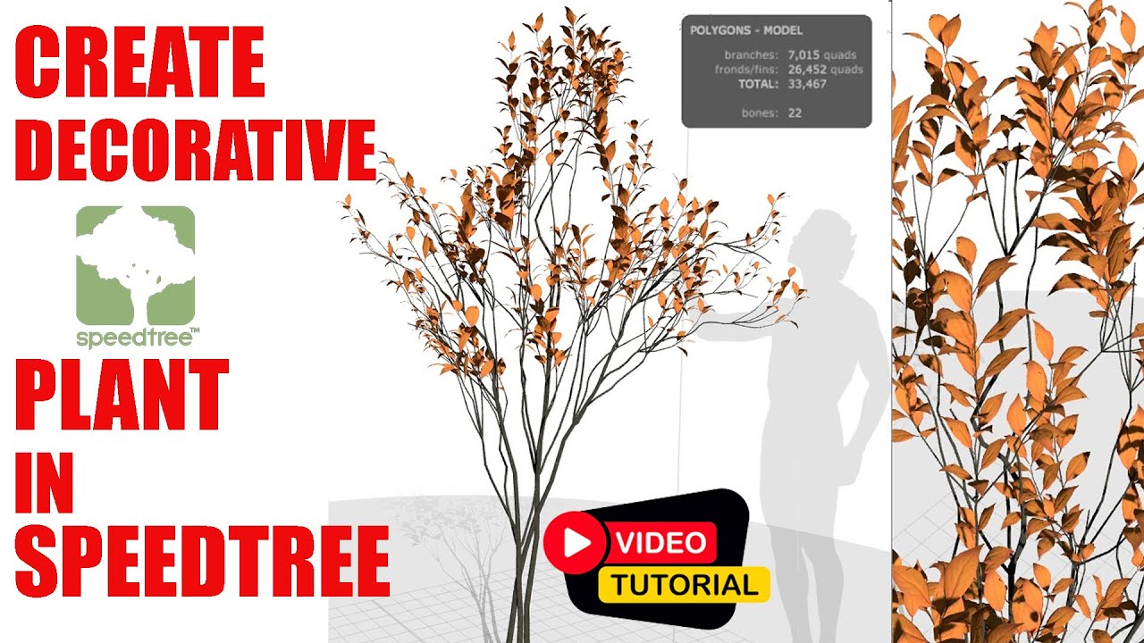 How to Make a Decorative Plant in SpeedTree - Speedtree Tutorial