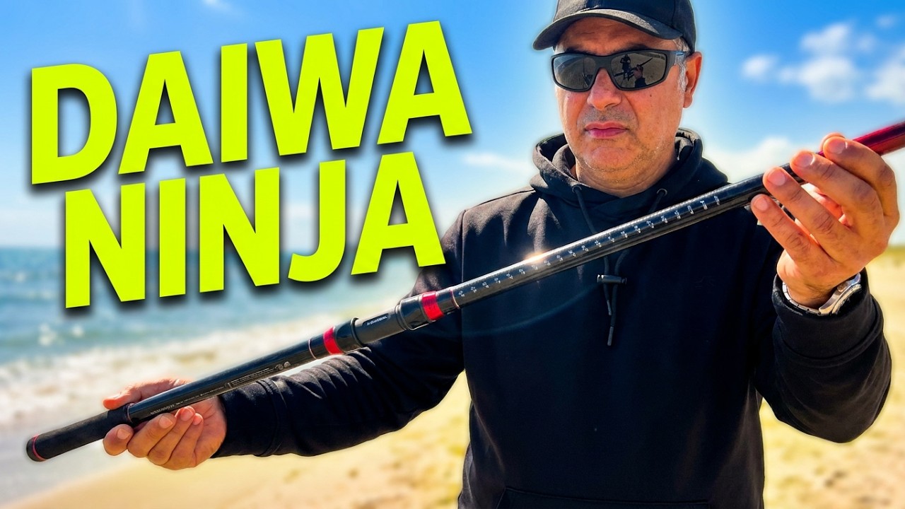 recensione test Daiwa ninja 200g solid tip 2025 canna entry level surfcasting