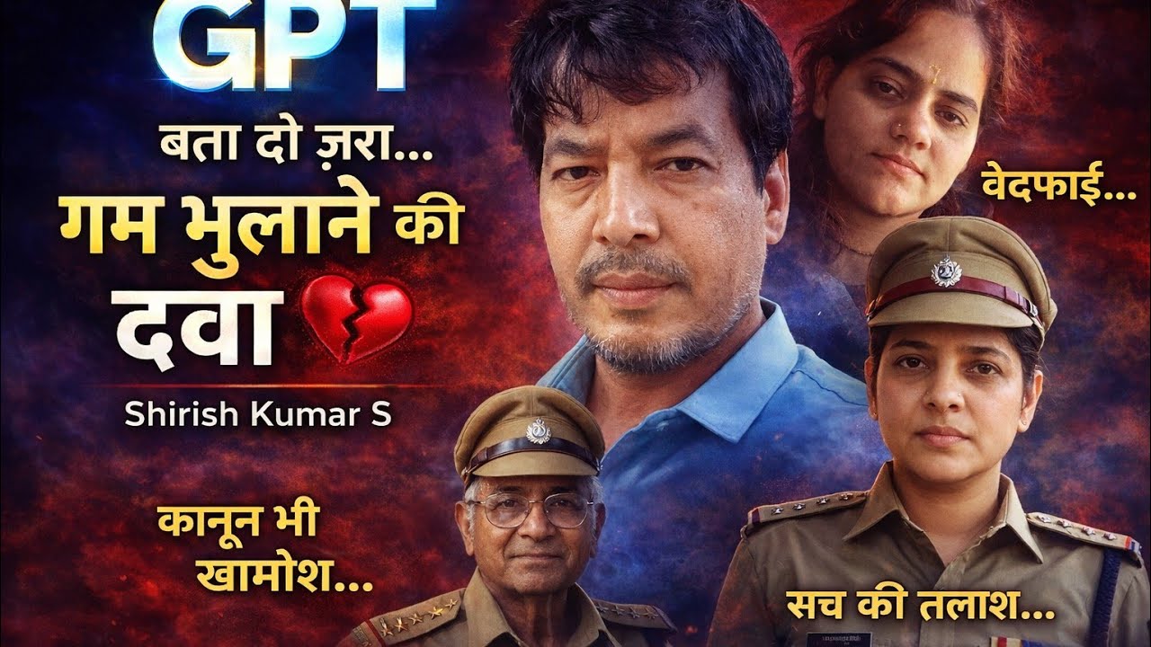 GPT बताओ जरा &ndash; गम भुलाने की दवा | शिरीष कुमार का सैड हिंदी गीत #गम #SadSongHindi #EmotionalSong