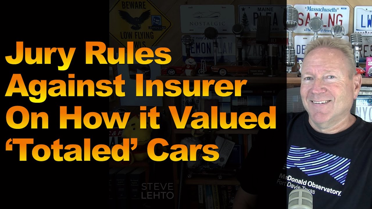 Jury Rules Against Insurer On How it Valued ‘Totaled’ Cars