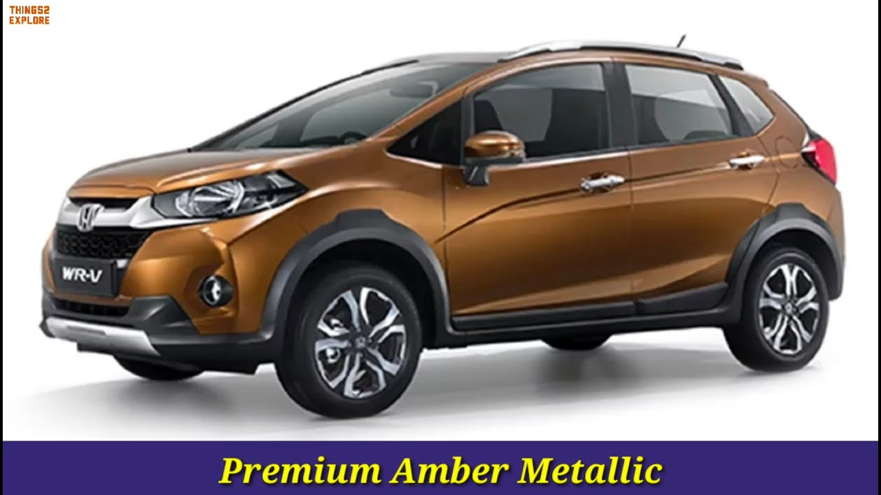 Honda WRV Colour Options 2020 | WRV Edge S VX Brown Red Silver Golden Metallic
