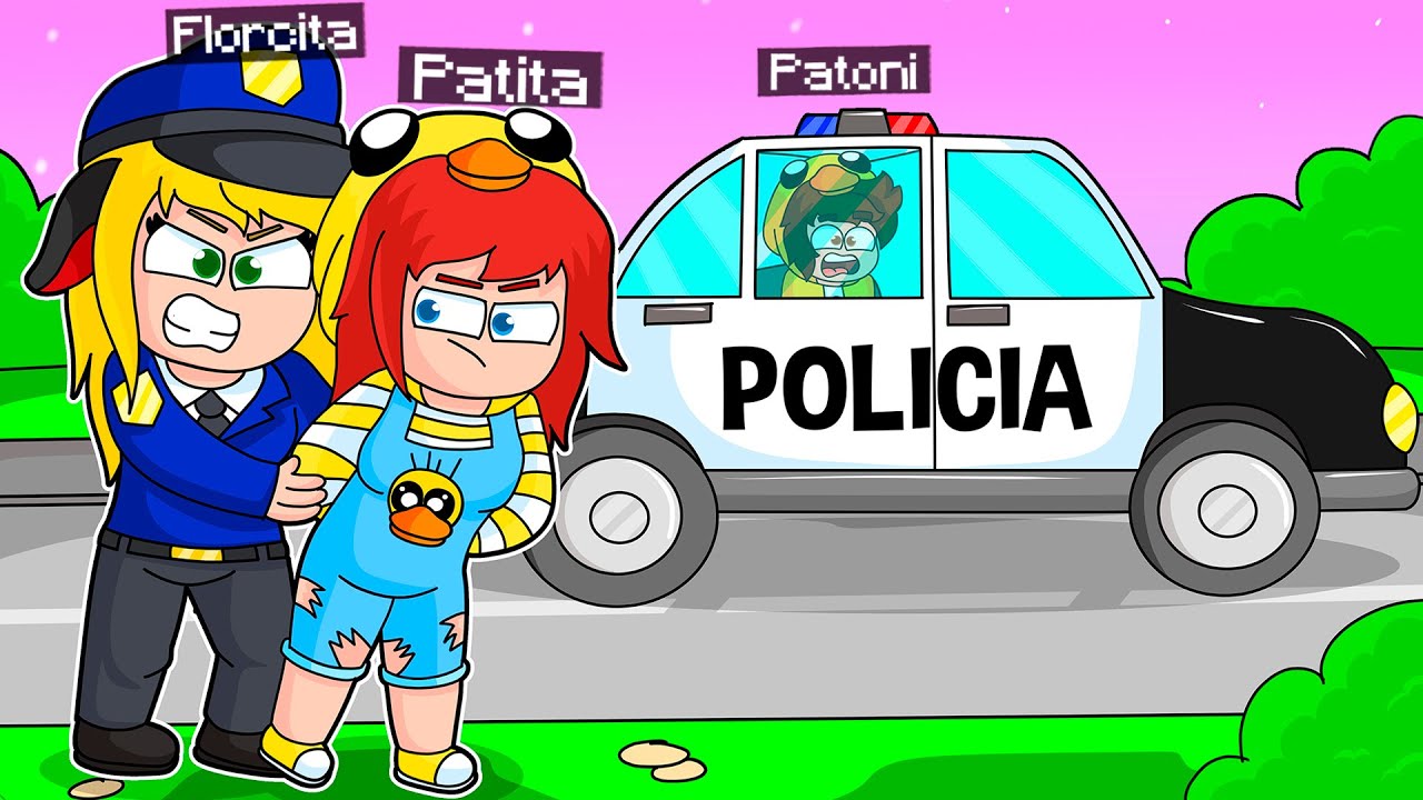 ME VOY A PRISIÓN 🚔 en MINECRAFT! 😰 PatOni y Patita ESCAPAN de LA PRISIÓN MÁS SEGURA 👮🏻‍♀️