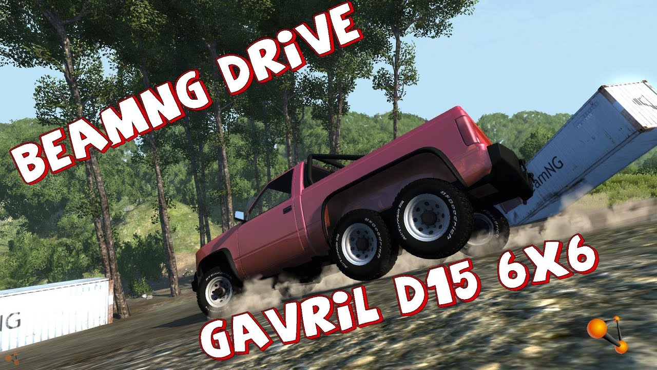 BeamNG Drive Gavril D15 6x6 Crash Testing #46 - Insanegaz