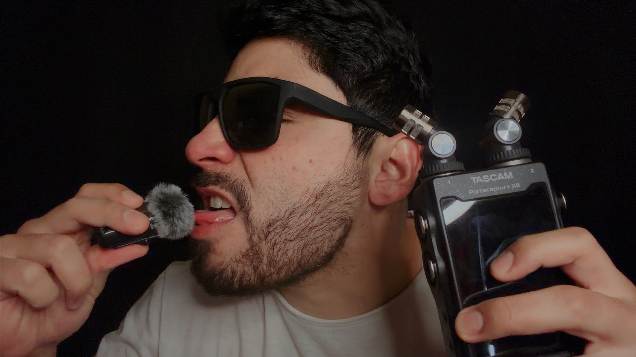 ASMR High Sensitivity Mouth Sounds | Tascam vs DJI Mic 2